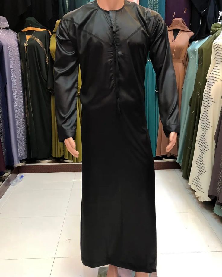 Black Satin Tassel Jubba